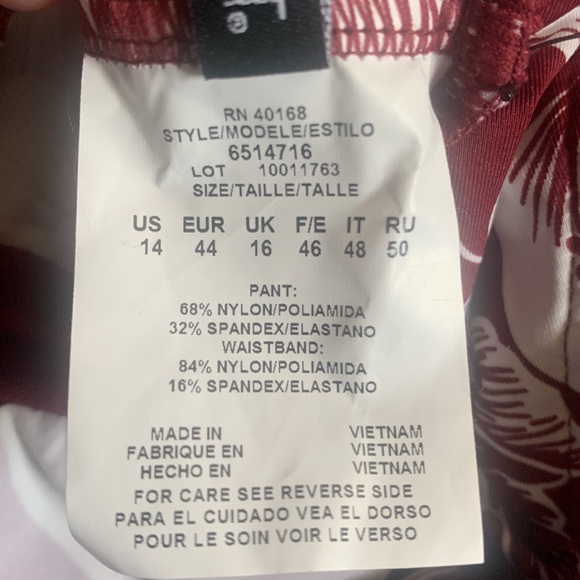 New Miraclesuit Banded high waist bottom with V twist front size 14 - Picture 5 of 11